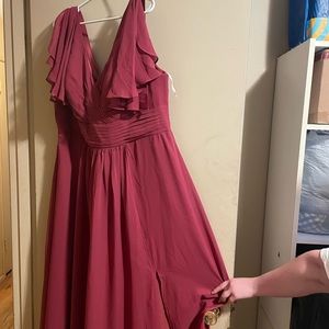 A beautiful dress you wear to a wedding or a special event